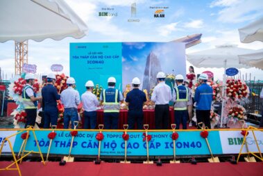 18/07/2024 Lễ cất nóc dự án Icon40 Hạ Long